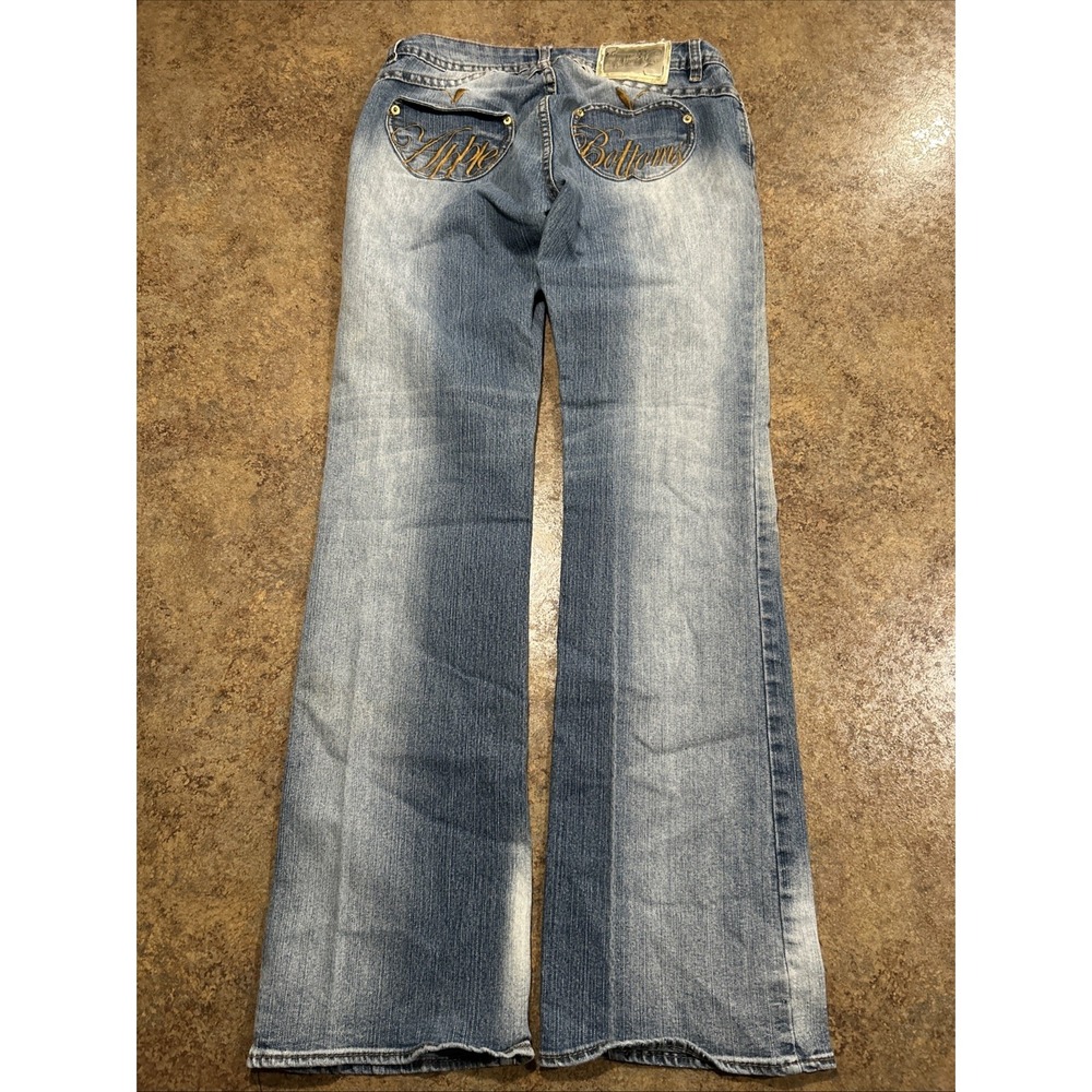 Y2K Vintage Apple Bottom Low Rise Bootcut Jeans Size 7/8  32x32
